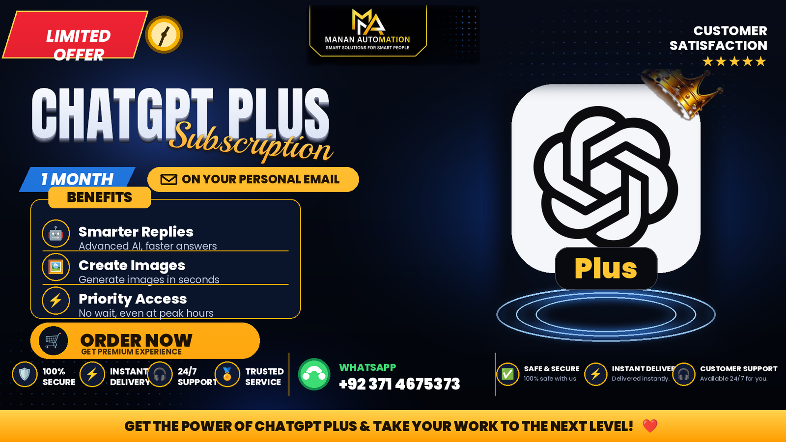 ChatGPT Plus user and private acounts