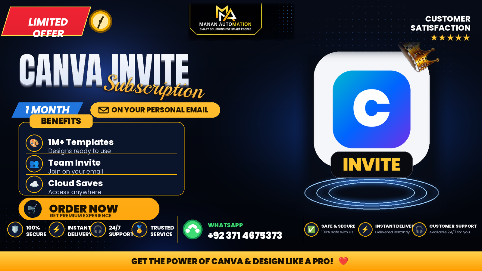 Canva Invite